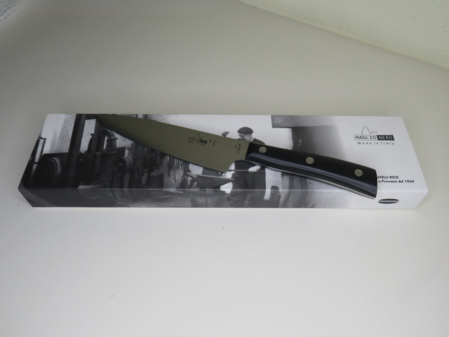 Coltello da cucina lama 15 cm. IS 1615 by Maglio Nero