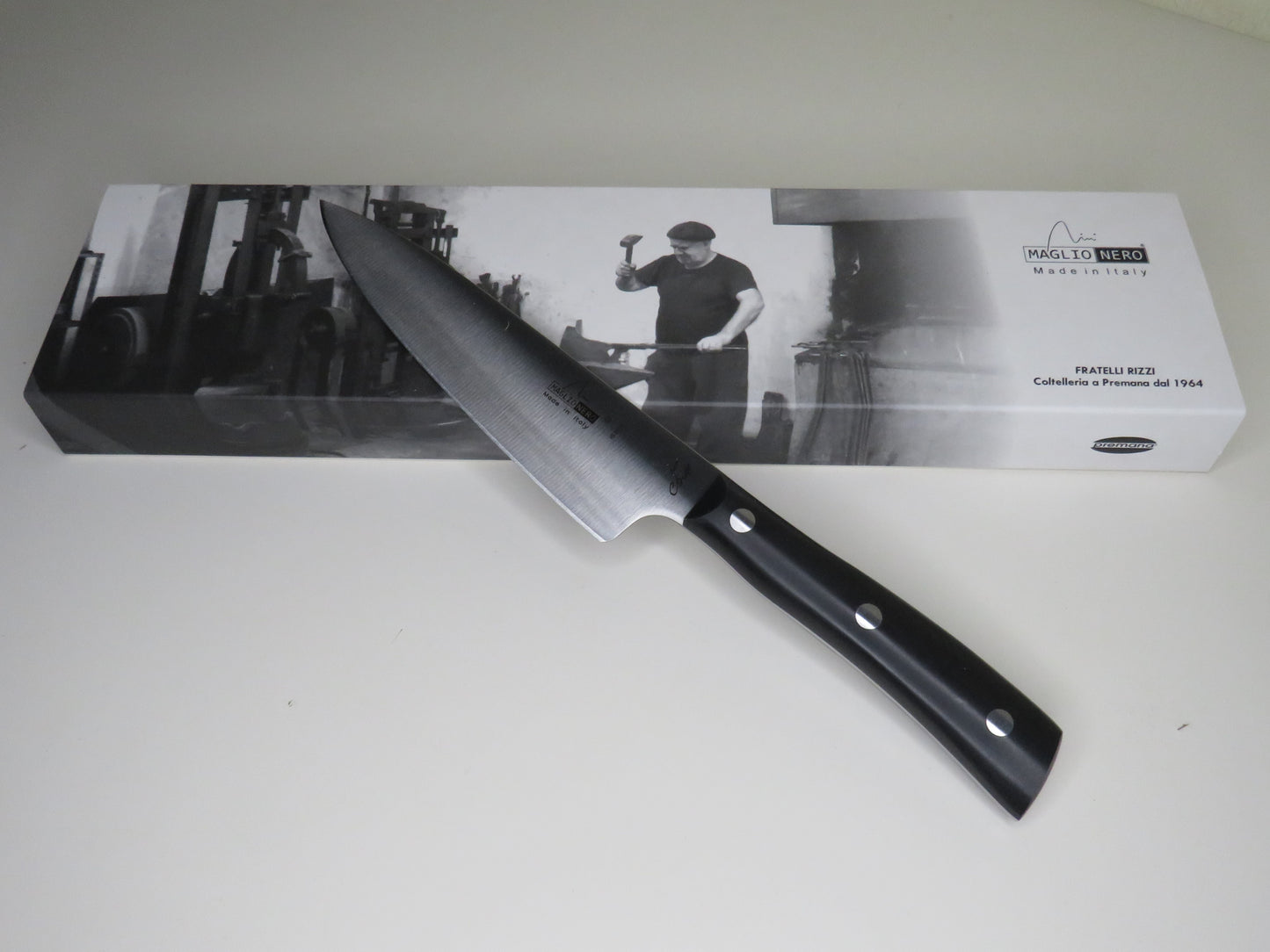 Coltello da cucina lama 15 cm. IS 1615 by Maglio Nero