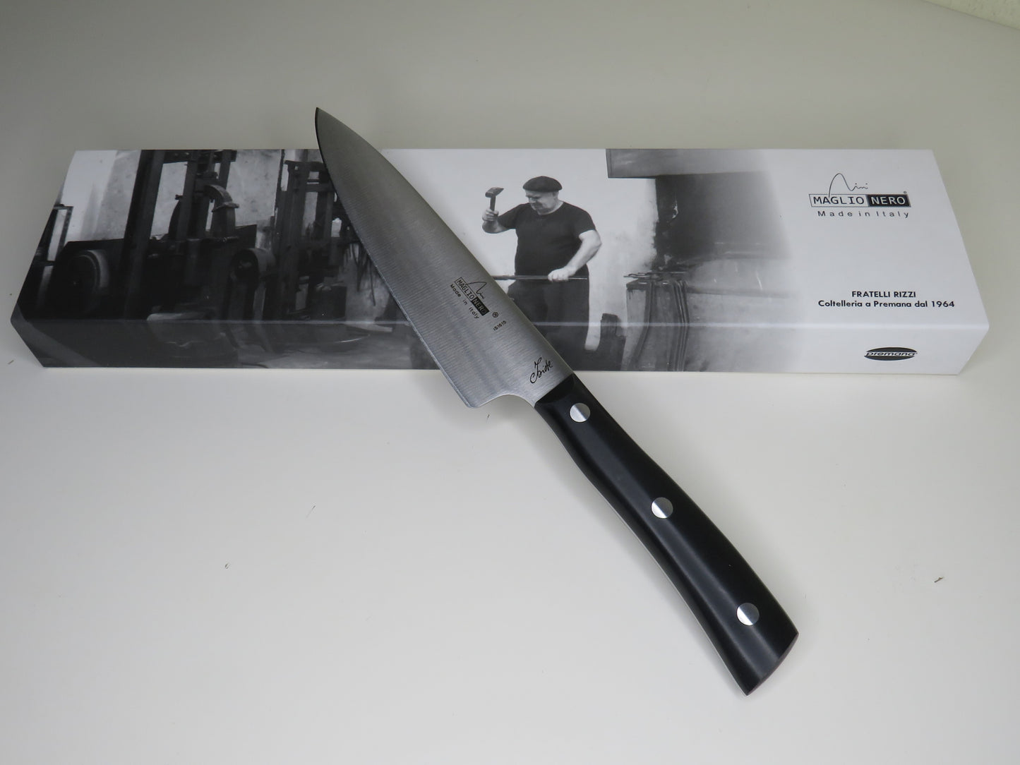 Coltello da cucina lama 15 cm. IS 1615 by Maglio Nero
