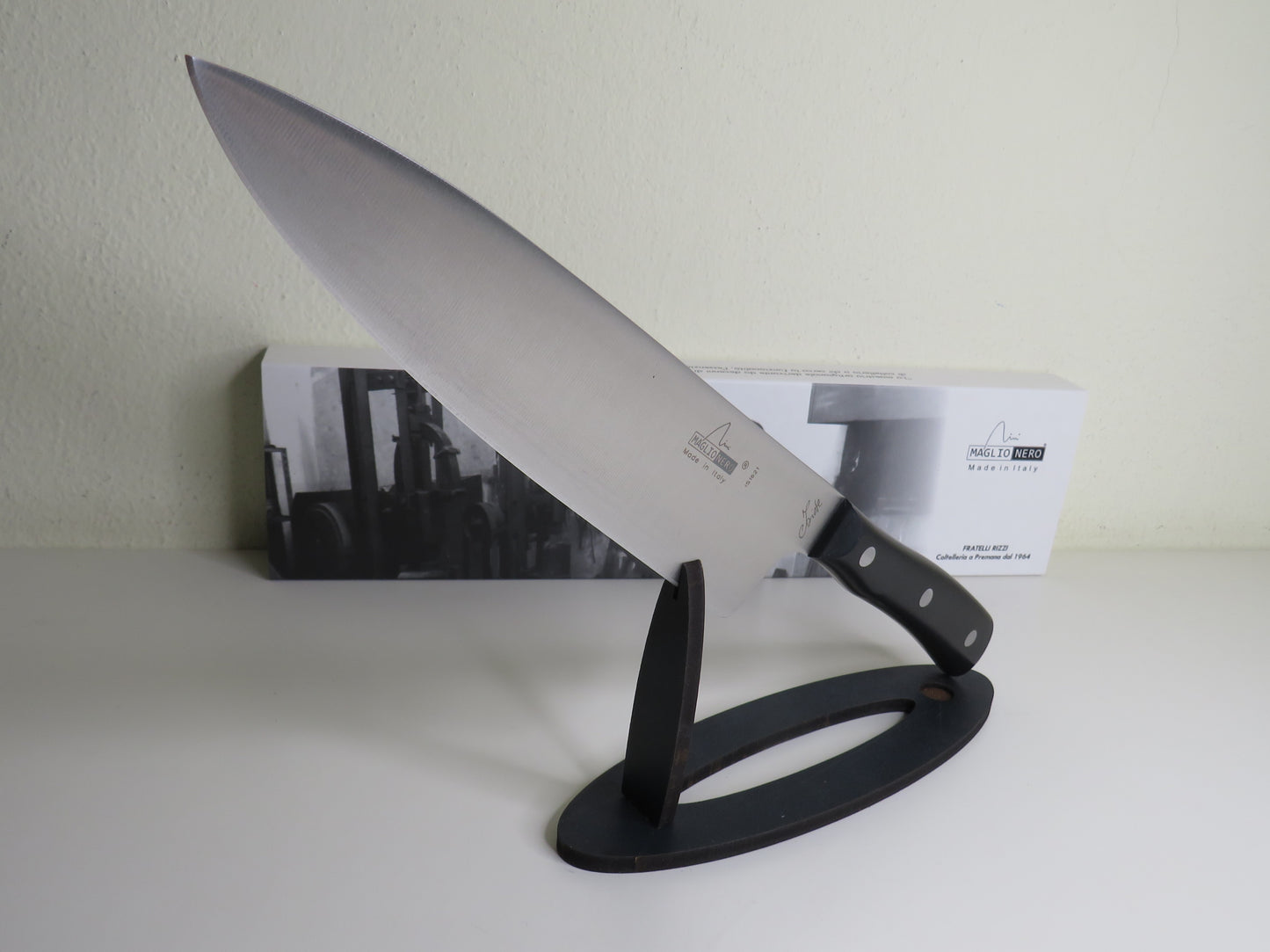 Coltello da cucina  lama 21 cm. IS 1621 by Maglio Nero