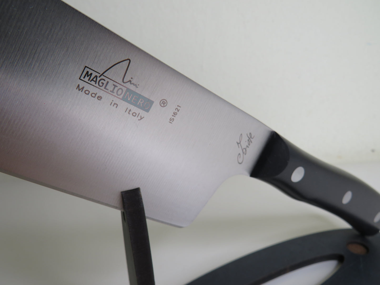 Coltello da cucina  lama 21 cm. IS 1621 by Maglio Nero