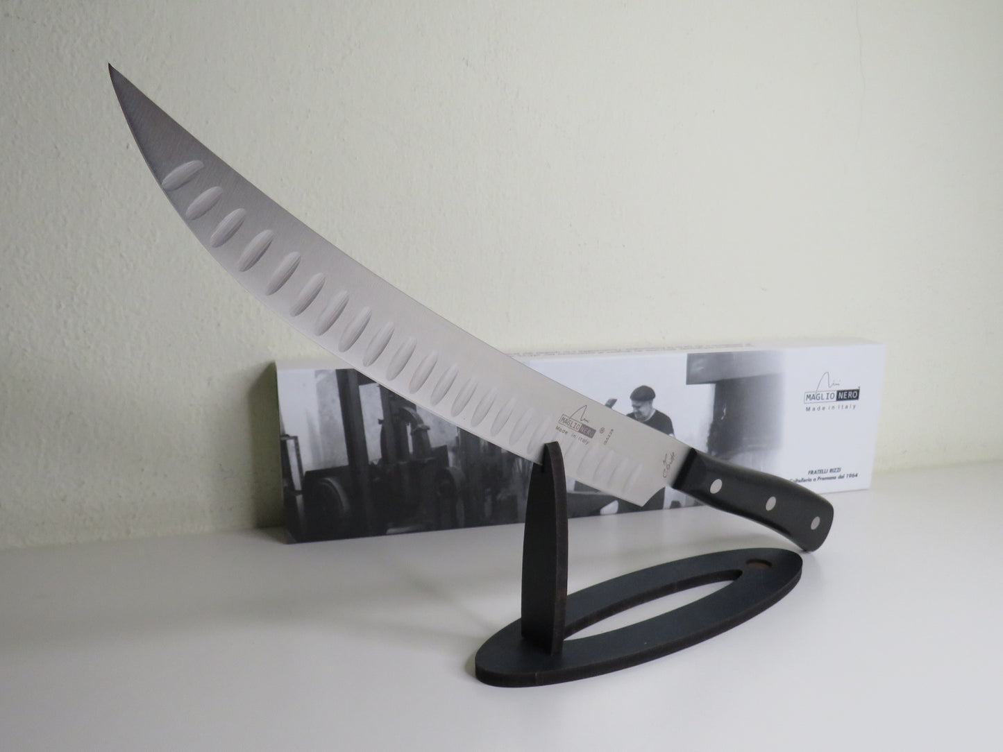 Coltello scimitarra  alveolare IS 5226 by Maglio Nero