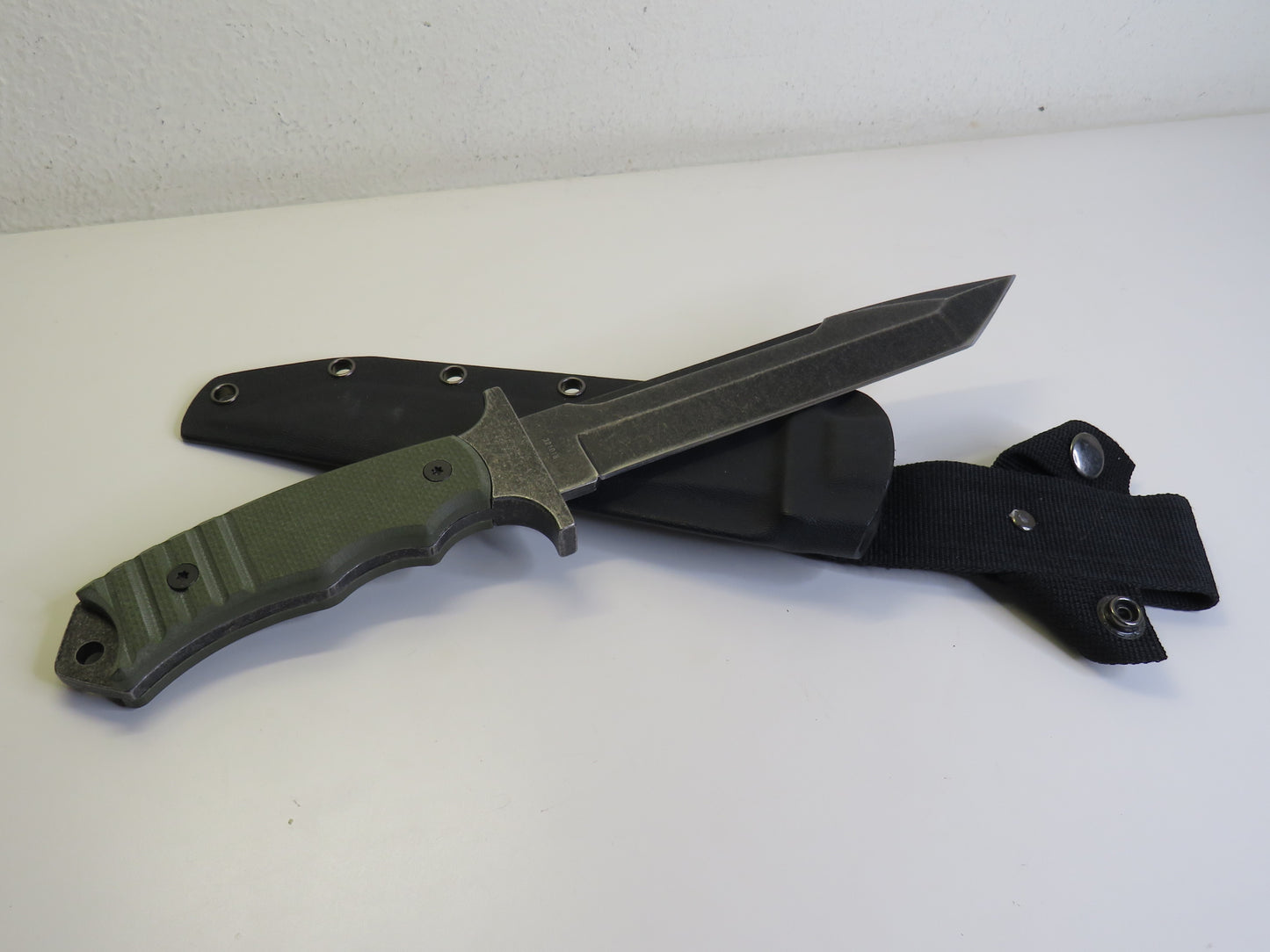 Coltello a lama fissa Puma Tec manico verde / 1 by Puma