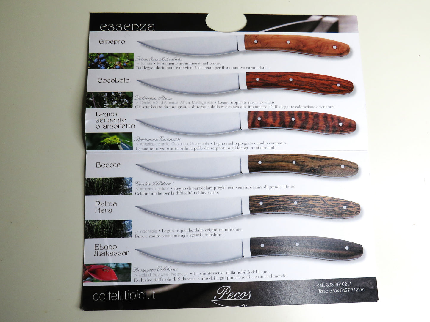 Coltelli da tavola " Confezione Essenza" by Pecos