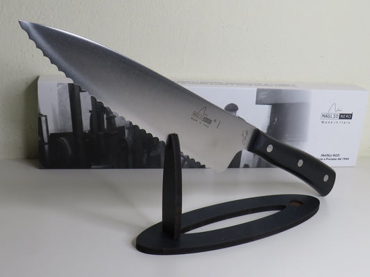 Coltello da cucina dentato lama 21 cm. IS 9621 by Maglio Nero
